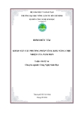 KHẢO SÁT CÁC PHƯƠNG PHÁP TĂNG KHẢ NĂNG CHỊU NHIỆT CỦA NẤM MEN