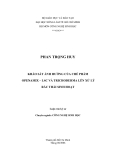 Luận văn: Khảo sát ảnh hưởng của chế phẩm OPENAMIX - LSC và TRICHODERMA lên xử lý rác thải sinh hoạt