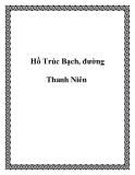 Hồ Trúc Bạch, đường Thanh Niên