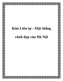 Kim Liên tự - Một thắng cảnh đẹp của Hà Nội