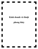 Kinh doanh - thuật phong thủy