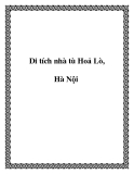 Di tích nhà tù Hoả Lò, Hà Nội