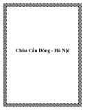 Chùa Cầu Đông - Hà Nội