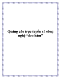 Quảng cáo trực tuyến và công nghệ “đeo bám”