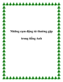 Những cụm động từ thường gặp trong tiếng Anh