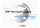 PHP The First Lesson - Chương 3