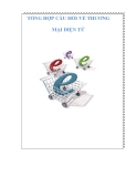 TỔNG HỢP CÂU HỎI VỀ THƯƠNG MẠI ĐIỆN TỬ