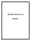 Du lịch Thái Lan và Brunei