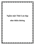 Ngắm một Thái Lan đẹp như thiên đường