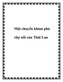 Một chuyến khám phá chợ nổi của Thái Lan