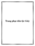 Trang phục dân tộc Giáy