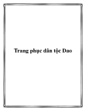 Trang phục dân tộc Dao