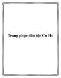 Trang phục dân tộc Cơ Ho