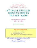 KỸ THUẬT SẢN XUẤT GIỐNG VÀ NUÔI CÁ TRA XUẤT KHẨU