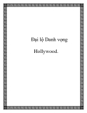 Đại lộ Danh vọng Hollywood.