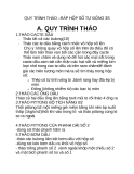 QUY TRÌNH THÁO –RÁP HỘP SỐ TỰ ĐỘNG 3S