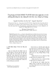 Báo cáo "Ứng dụng mô hình MIKE FLOOD tính toán ngập lụt và mô phỏng phương án xây dựng đê cho lưu vực sông Lại Giang"