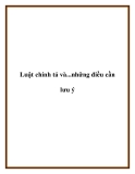 Luật chính tả và...những điều cần lưu ý