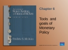  Tool and goal of monetary policy