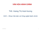 VĂN HÓA HÀNH CHÍNH