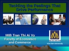 Tackling the feelings that drive performance