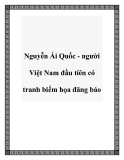 Nguyễn Ái Quốc - người Việt Nam đầu tiên có tranh biếm họa đăng báo