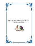 Thực trạng chi ngân sách nhà nước 2000-2005