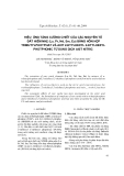 Báo cáo " HIỆU ỨNG TĂNG CƯỜNG CHIẾT CỦA CÁC NGUYÊN TỐ ĐẤT HIẾM NHẸ (LA, PR, ND, SM, EU) BẰNG HỖN HỢP TRIBUTYLPHOTPHAT VÀ AXIT 2-ETYLHEXYL 2-ETYLHEXYL PHOTPHONIC TỪ DUNG DỊCH AXIT NITRIC "