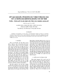 Báo cáo " Kết quả ban đầu về nghiên cứu thành phần hóa học cây lá ngón (Gelsemium elegans) của Việt Nam Phần I - Phân lập và xác định cấu trúc các oxindol ancaloit "