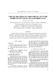 Báo cáo " KHẢO SÁT ẢNH HƯỞNG CỦA THÀNH PHẦN CÁC CẤU TỬ ĐẾN ĐỘ BỀN THỜI TIẾT CỦA VẬT LIỆU ELASTOMERIC ALLOY "