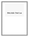 Điêu khắc Thái Lan