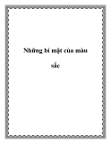 Những bí mật của màu sắc