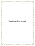 Khen thưởng thế nào cho hợp lý