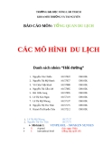 CÁC MÔ HÌNH  DU LỊCH