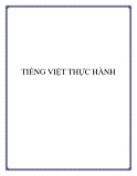 Đề cương chi tiết Tiếng việt thực hành