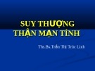 Bài giảng: Suy thượng thận