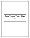 Rong Thạch Trong Đông Y