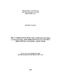 luận văn: THỰC NGHIỆM NUÔI TÔM CÀNG XANH (Macrobrachium rosenbergii de Man, 1879) TRÊN NỀN ĐẤT LÚA VÀO MÙA KHÔ Ở HUYỆN TAM NÔNG - ĐỒNG THÁP