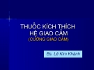 Bài giảng Thuốc kích thích hệ giao cảm (BS. Lê Kim Khánh)