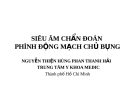 SIÊU ÂM CHẨN ĐOÁN về PHÌNH ĐỘNG MẠCH CHỦ BỤNG