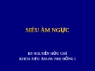 SIÊU ÂM NGỰC