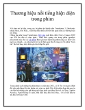 Thương hiệu nổi tiếng hiện diện trong phim