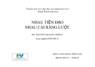 NHAU TIỀN ĐẠO NHAU CÀI RĂNG LƯỢC