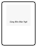 Làng Rèn Bảo Ngũ