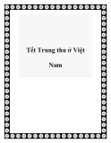 Tết Trung thu ở Việt Nam