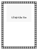  Tìm hiểu về lễ hội Gầu Tào