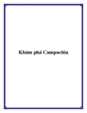 Khám phá nước Campuchia