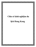 Chia sẻ kinh nghiệm du lịch Hong Kong