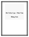 Đò Trên Cạn - Nhà Văn Băng Sơn