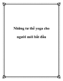 Những tư thế yoga cho người mới bắt đầu